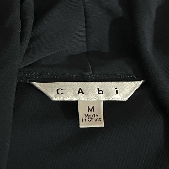 CAbi Waterfall Shawl Neck Tie Front Flowy Cardigan Jacket in Navy Blue - Picture 11 of 13